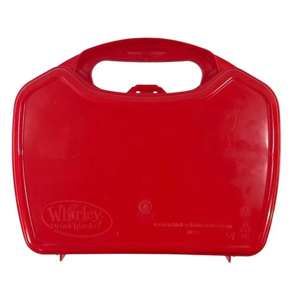 Busch Gardens Water Country USA Red Souvenir Lunch Box